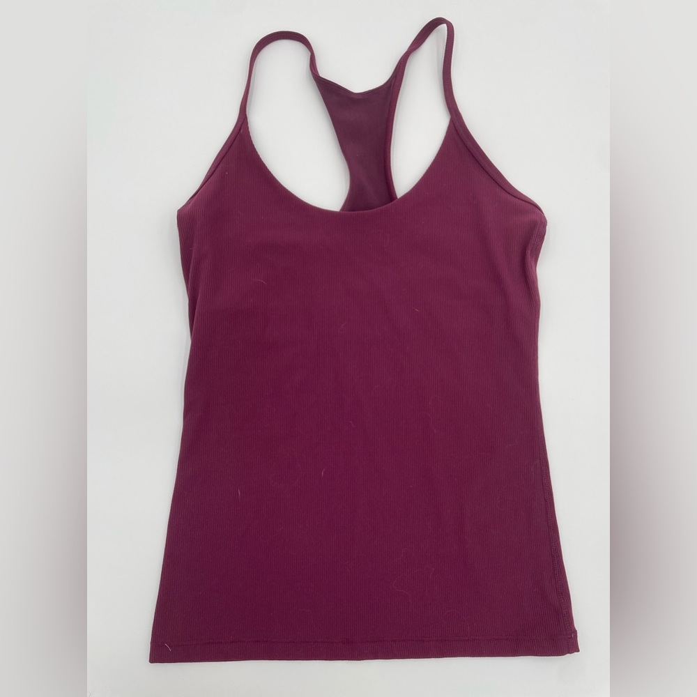 Stori Ribbed Tank Built in Bra